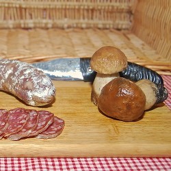 Saucisson aux champignons