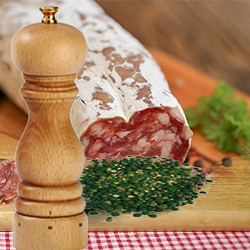 Salami mit Grünem Pfeffer